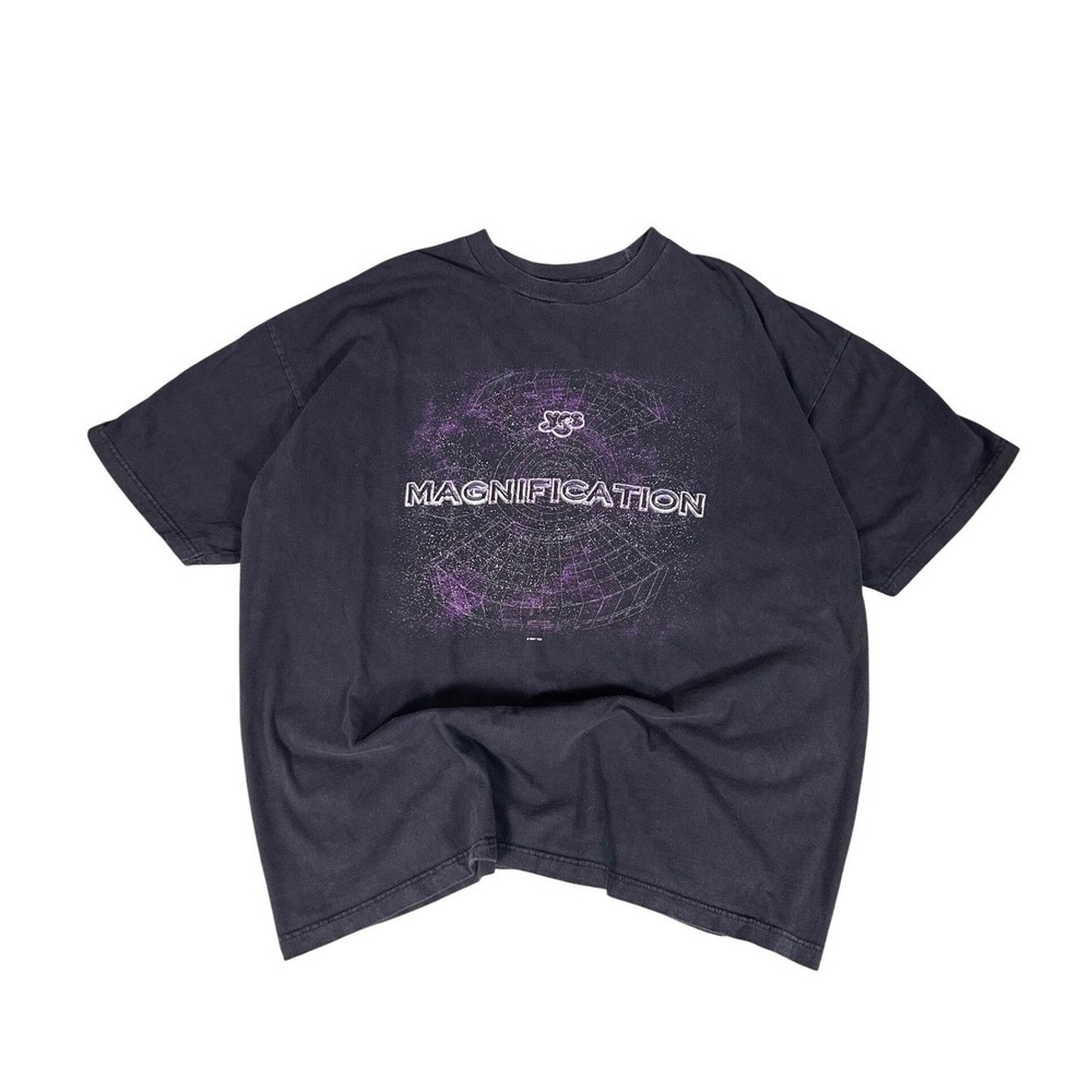 Vintage YES Magnification 2001 Tour Graphic T Shirt Sz XL Band Rock Progressive
